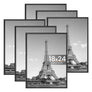 Upsimples 18x24 Picture Frame, Black Poster Frame for Wall,Set of 6