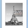 upsimples 12x16 Picture Frame, Display Pictures 8.5x11 with Mat or 12x16 Without Mat, Wall Hanging Photo Frame, Blue, 1 Pack