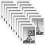 upsimples 5x7 Picture Frame with Real Glass,Bulk Photo Frames for Wall or Tabletop Display,Set of 17,White