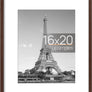 upsimples 16x20 Picture Frame, Display Pictures 11x14 with Mat or 16x20 Without Mat, Wall Hanging Photo Frame, Brown, 1 Pack