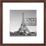 upsimples 12x12 Picture Frame, Display Pictures 8x8 with Mat or 12x12 Without Mat, Wall Hanging Photo Frame, Brown, 1 Pack