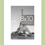 upsimples 8x10 Picture Frame, Display Pictures 5x7 with Mat or 8x10 Without Mat, Wall Hanging Photo Frame, Green, 1 Pack