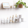 upsimples 2 Pack 23.6x5.5 Inches Acrylic Shelves for Wall Storage, Floating Bookshelves for Kids, Display Shelf Organizer for Bathroom, Bedroom, Living Room, Kitchen, Clear