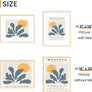 Sindcom 16x20 Poster Frame 3 Pack, Boho Wall Decor Picture Frames with Detachable Mat for 11x14 Prints, Horizontal and Vertical Hanging Hooks for Wall Mounting, Natural Photo Frame for Gallery Home Décor