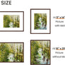 upsimples 16x20 Picture Frame, Display Pictures 11x14 with Mat or 16x20 Without Mat, Wall Hanging Photo Frame, Brown, 1 Pack