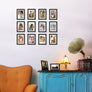 upsimples 4x6 Picture Frame Set of 10, Display Pictures 3.5x5 with Mat or 4x6 Without Mat, Multi Photo Frames Collage for Wall or Tabletop Display, Black