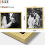 upsimples 11x14 Picture Frame, Wall Gallery Photo Frames with Engineered Wood, Gold 1 Pack