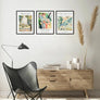 Upsimples 12x16 Frame Black 3 Pack, Picture Frames 12 x 16 for Horizontal or Vertical Wall Mounting, Scratch-Proof Wall Gallery Photo Frame
