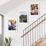 upsimples 16x24 Picture Frame, Display Pictures 14x20 with Mat or 16x24 Without Mat, Wall Hanging Poster Frame, White, 1 Pack