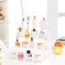 upsimples Acrylic Riser Display Shelf, 4 Tier Perfume Organizer & Decoration, Clear Display Stand for Funko Pop & Collection, Cupcake Holder, Cologne Stand, 12x9 in Makeup Organizer, 2pack