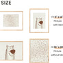 upsimples 16x20 Picture Frame, Display Pictures 11x14 with Mat or 16x20 Without Mat, Wall Hanging Photo Frame, Natural, 1 Pack