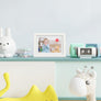upsimples 5x7 Picture Frame, Display Pictures 4x6 with Mat or 5x7 Without Mat, Wall Hanging Photo Frame, White, 1 Pack