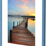 Sindcom 16x20 Poster Frame 3 Pack, Blue Wall Decor Picture Frames with Detachable Mat for 11x14 Prints, Horizontal and Vertical Hanging Hooks for Wall Mounting, Blue Photo Frame for Gallery Home Room Bathroom Décor