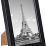 upsimples 5x7 Picture Frame with Real Glass,Bulk Photo Frames for Wall or Tabletop Display,Set of 17,Black