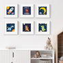 upsimples 12x12 Picture Frame, Display Pictures 8x8 with Mat or 12x12 Without Mat, Wall Hanging Photo Frame, White, 1 Pack