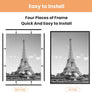 upsimples 20x30 Frame Black 3 Pack, Poster Frames 20 x 30 for Horizontal or Vertical Wall Mounting, Scratch-Proof Wall Gallery Photo Frame