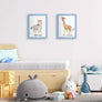 upsimples 8.5x11 Picture Frame, Display Pictures 6x8 with Mat or 8.5x11 Without Mat, Wall Hanging Photo Frame, Blue, 1 Pack