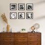 upsimples 10x10 Picture Frame, Display Pictures 8x8 with Mat or 10x10 Without Mat, Wall Hanging Photo Frame, Black, 1 Pack