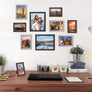 upsimples 10 Pack Picture Frames Collage Wall Decor, Gallery Wall Frame Set for Wall Mounting or Tabletop Display, Multi Sizes Including 8x10, 5x7, 4x6 Family Photo Frames, Black Gray Brown