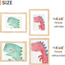 upsimples 9x12 Picture Frame, Display Pictures 6x8 with Mat or 9x12 Without Mat, Wall Hanging Photo Frame, Natural, 1 Pack
