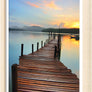 Sindcom 12x16 Picture Frame 3 Pack, Boho Wall Decor Poster Frames with Detachable Mat for 11x14 Prints, Horizontal and Vertical Hanging Hooks for Wall Mounting, Natural Photo Frame for Gallery Home Décor