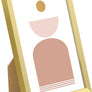 upsimples 4x6 Picture Frame Set of 3, Made of High Definition Glass for 4x 6 Gold Frames, Wall and Tabletop Display Thin Border Photo Frame for Home Décor