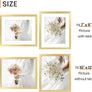 upsimples 10x12 Picture Frame, Display Pictures 7x9 with Mat or 10x12 Without Mat, Wall Hanging Photo Frame, Gold, 1 Pack