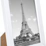 upsimples 5x7 Picture Frame with Real Glass,Bulk Photo Frames for Wall or Tabletop Display,Set of 17,White