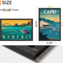 upsimples 12x18 Poster Frame, Wall Gallery Picture Frames with Engineered Wood, Black 1 Pack