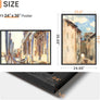 upsimples 24x36 Poster Frame, Wall Gallery Picture Frames with Engineered Wood, Black 1 Pack