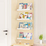 upsimples White Acrylic Shelves for Wall Storage, 15" Acrylic Floating Shelves Wall Mounted, Kids Bookshelf, Display Ledge Wall Shelves for Bedroom, Living Room, Bathroom, Kitchen, Set of 2