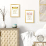 upsimples 8x12 Picture Frame, Display Pictures 6x8 with Mat or 8x12 Without Mat, Wall Hanging Photo Frame, Gold, 1 Pack