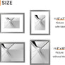 upsimples 8x10 Picture Frame, Display Pictures 5x7 with Mat or 8x10 Without Mat, Wall Hanging Photo Frame, Metallic Gray, 1 Pack
