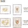upsimples 8x10 Picture Frame, Display Pictures 5x7 with Mat or 8x10 Without Mat, Wall Hanging Photo Frame, Rustic White, 1 Pack