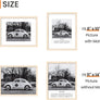 Sindcom 11x14 Picture Frame 3 Pack, Poster Frames with Detachable Mat for 8x10 Prints, Horizontal and Vertical Hanging Hooks for Wall Mounting, Natural Photo Frame for Gallery Home Décor