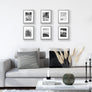 upsimples 8.5x11 Picture Frame, Display Pictures 6x8 with Mat or 8.5x11 Without Mat, Wall Hanging Photo Frame, Gray, 1 Pack