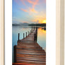 Sindcom 9x12 Picture Frame 3 Pack, Boho Wall Decor Poster Frames with Detachable Mat for 6x8 Prints, Horizontal and Vertical Hanging Hooks for Wall Mounting, Natural Photo Frame for Gallery Home Décor