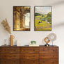 upsimples 20x30 Frame Black 3 Pack, Poster Frames 20 x 30 for Horizontal or Vertical Wall Mounting, Scratch-Proof Wall Gallery Photo Frame