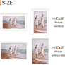 upsimples 11x17 Picture Frame, Display Pictures 9x15 with Mat or 11x17 Without Mat, Wall Hanging Photo Frame, White, 1 Pack