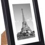 upsimples 5x7 Picture Frame Set of 10,Display Pictures 4x6 with Mat or 5x7 Without Mat,Multi Photo Frames Collage for Wall or Tabletop Display,Black