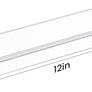 upsimples 6 Pack Nursery Book Shelves for Wall, 12" Clear Acrylic Bookshelf for Kids Baby, Floating Shelves for Wall Decor, Vinyl Display, Record Holder, Magazine Rack, Picture Ledge Shelf