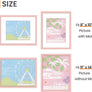 upsimples 11x14 Picture Frame, Display Pictures 8x10 with Mat or 11x14 Without Mat, Wall Hanging Photo Frame, Pink, 1 Pack