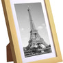 upsimples 5x7 Picture Frame Set of 10,Display Pictures 4x6 with Mat or 5x7 Without Mat,Multi Photo Frames Collage for Wall or Tabletop Display,Gold