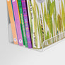 Upsimples Clear Acrylic Shelves for Wall Storage, 15" Acrylic Floating Shelves Wall Mounted, Kids Bookshelf, Display Ledge Wall Shelves for Bedroom, Living Room, Bathroom, Kitchen, Set of 8