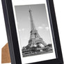 upsimples 4x6 Picture Frame Set of 10, Display Pictures 3.5x5 with Mat or 4x6 Without Mat, Multi Photo Frames Collage for Wall or Tabletop Display, Black