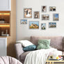 upsimples 10 Pack Picture Frames Collage Wall Decor, Gallery Wall Frame Set for Wall Mounting or Tabletop Display, Multi Sizes Including 8x10, 5x7, 4x6 Family Photo Frames, Gray