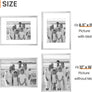 upsimples 12x16 Picture Frame, Display Pictures 8.5x11 with Mat or 12x16 Without Mat, Wall Hanging Photo Frame, Silver, 1 Pack
