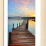 Sindcom 8x12 Picture Frame 3 Pack, Poster Frames with Detachable Mat for 6x8 Prints, Horizontal and Vertical Hanging Hooks for Wall Mounting, Natural Photo Frame for Gallery Home Décor