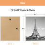 upsimples 16x20 Frame White 3 Pack, Poster Frames 16 x 20 for Horizontal or Vertical Wall Mounting, Scratch-Proof Wall Gallery Photo Frame
