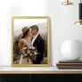 upsimples 12x16 Picture Frame, Wall Gallery Photo Frames with Engineered Wood, Gold 1 Pack